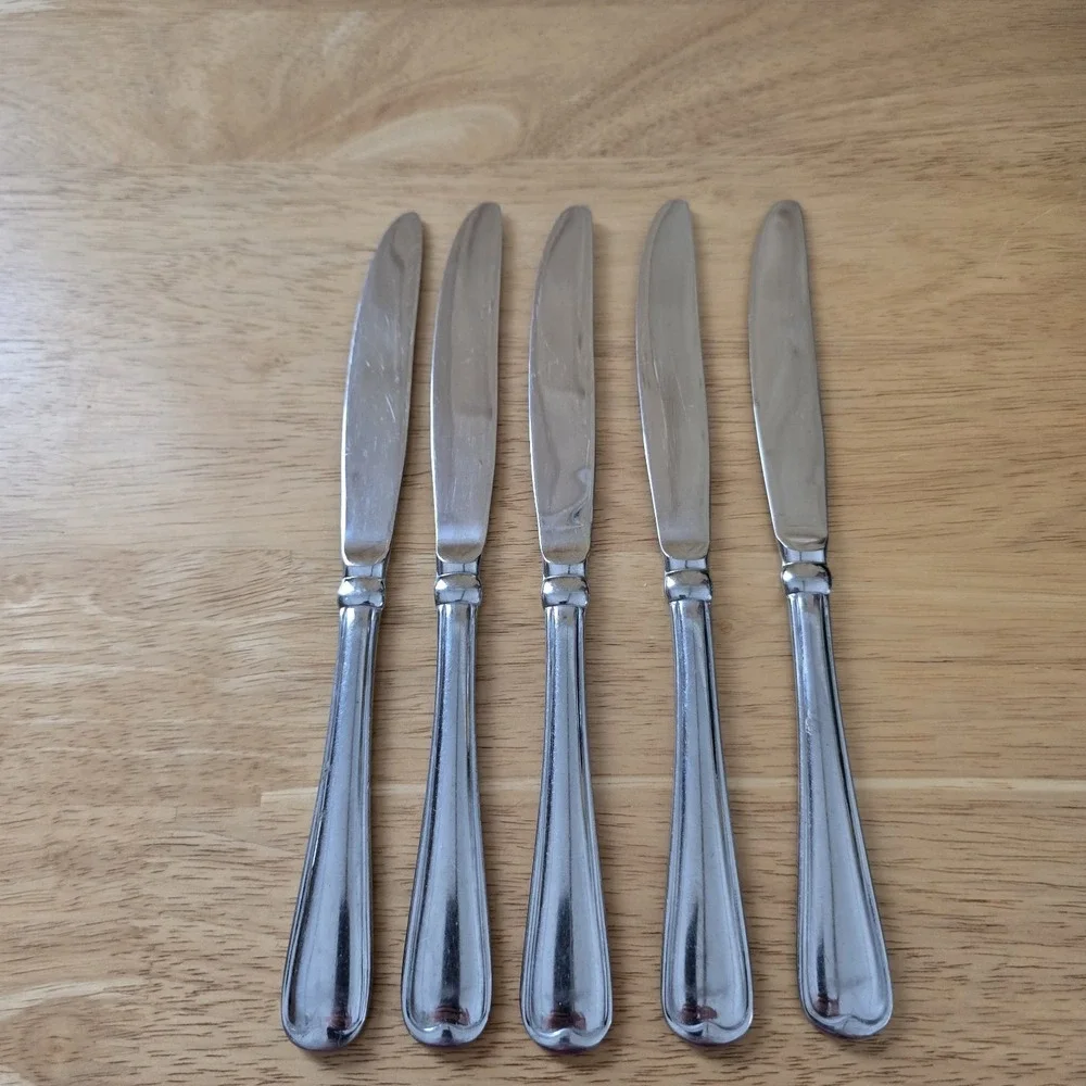 Pfaltzgraff Allure Stainless Dinner‎ Knives 9.5